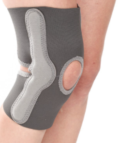 Tynor Elastic Knee Support with Customized Compression (Grey)
