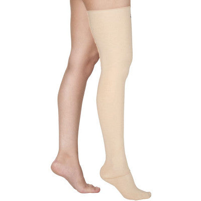 Tynor Compression Garment Leg Mid Thigh Closed Toe (Wide) Foot Support, Pair