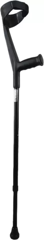 Dynamic Rehaid Elbow Crutches with Strap – Black