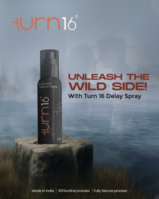 Turn16 Lidocaine Delay Spray - Last 5-7x Longer in Bed