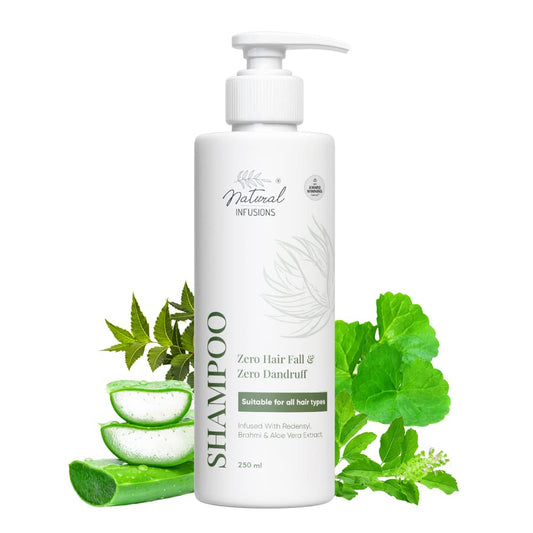 Natural Infusions Hair Care Gift Set (2 Kit - Shampoo & Serum) Pack of 2