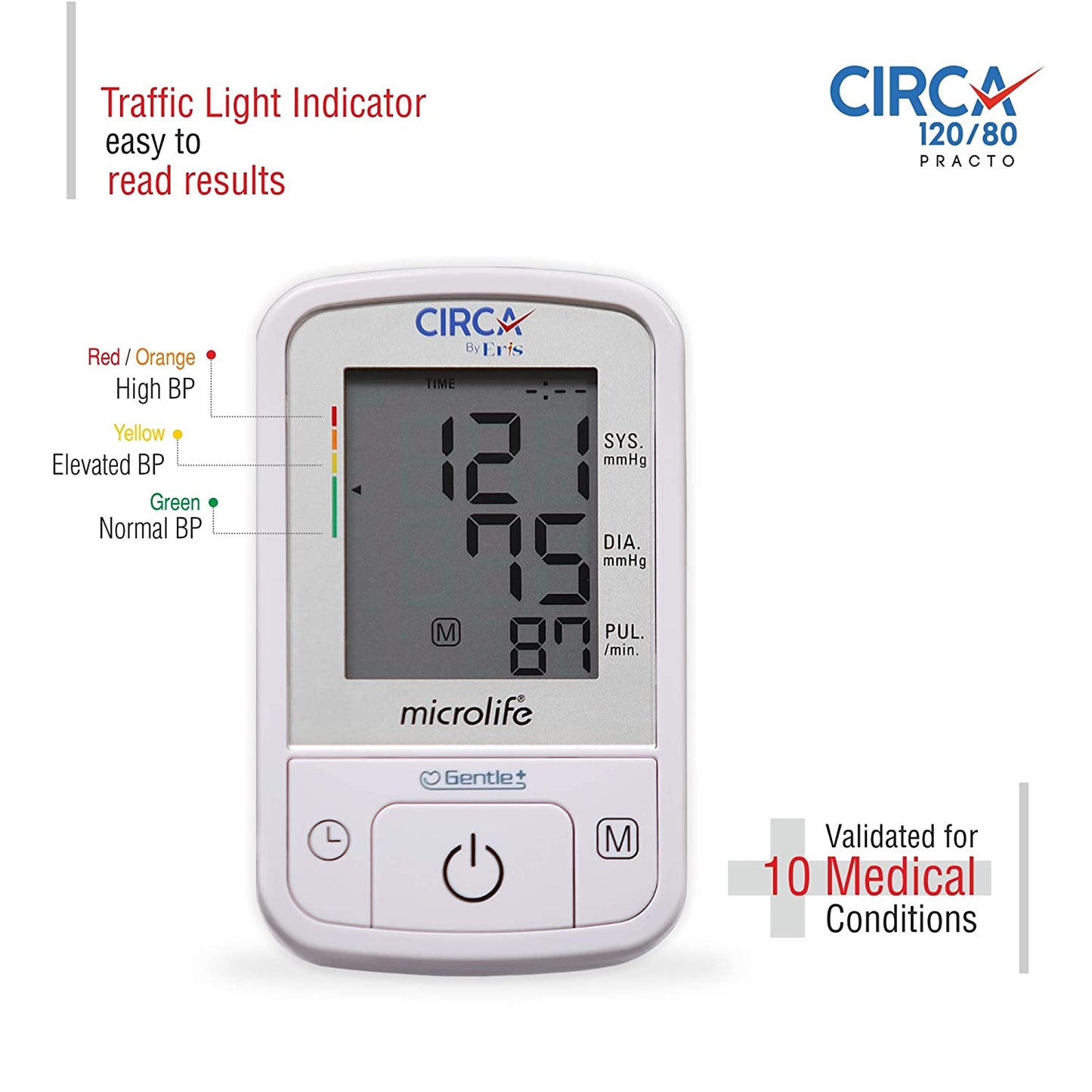 Circa Practo 120/80 - Blood Pressure Monitor for Home Use