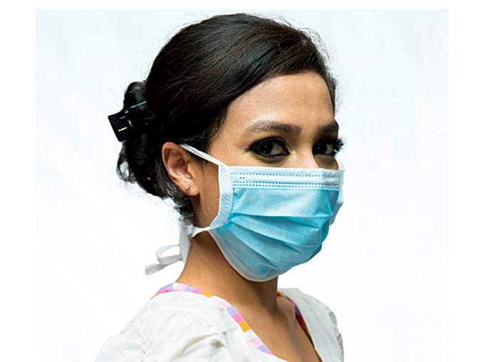 Dynamic Dyna 3 Ply Medical face Mask – Tie On – Blue (50s Pack) Universal