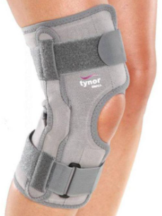 Tynor Functional Knee Support (Compression, Hinged, Strapping) 17.2 - 19.6 Inches