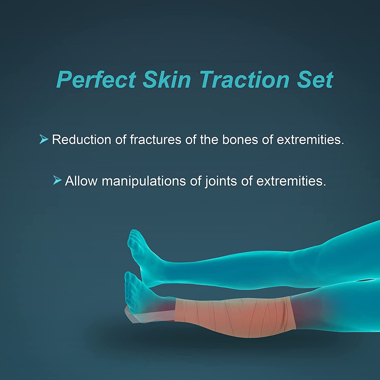 Tynor PUF Liner Skin Traction Set
