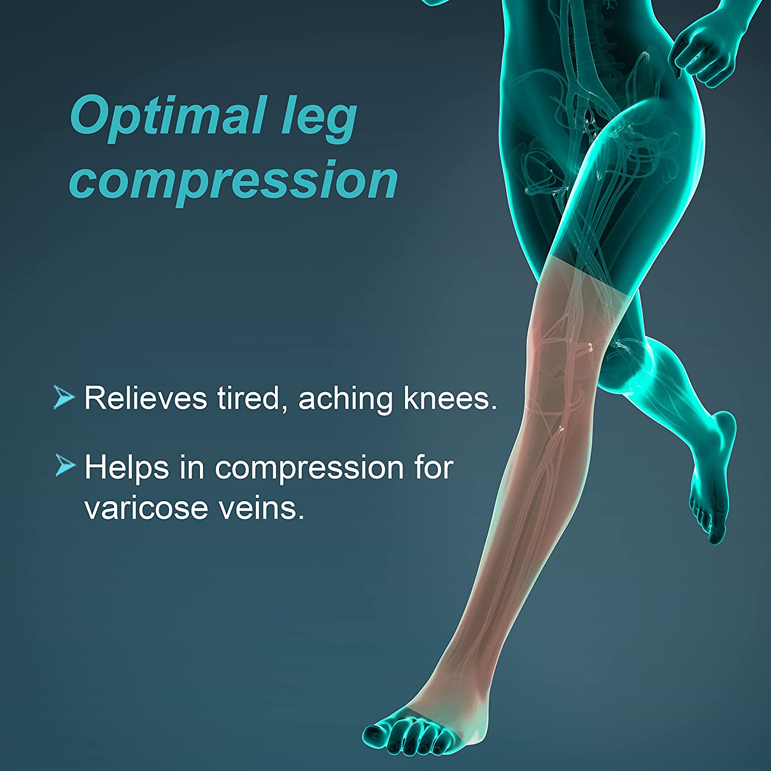 Tynor Medical Compression Stocking Thigh High Class 2 (Pair)