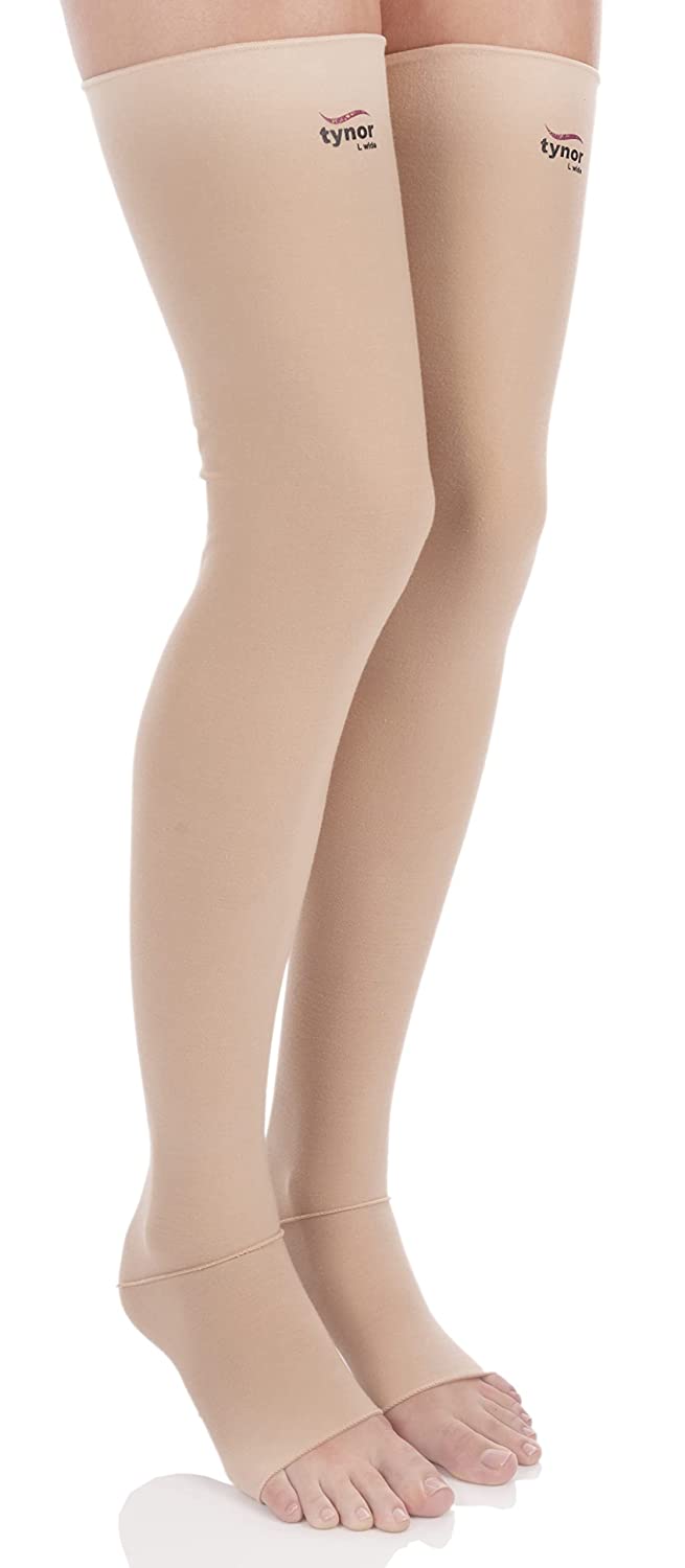 Tynor Compression Garment Leg Mid Thigh Open  Toe