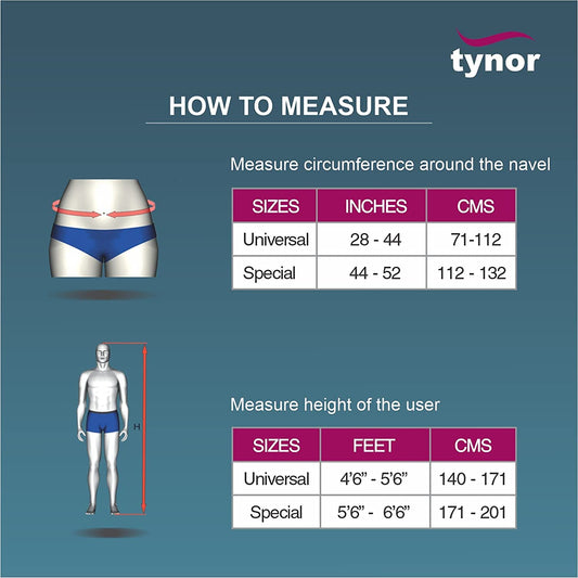 Tynor Taylor's Brace (Elegant) Universal Size, Short / Long
