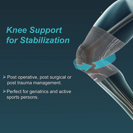 Tynor Knee Cap with Patellar Ring, (Grey) 1 Unit