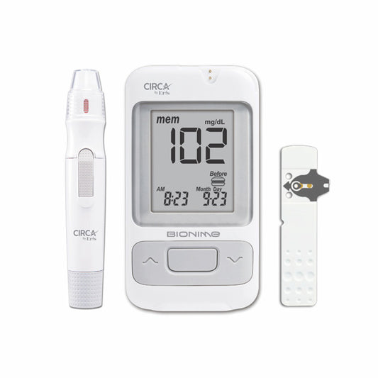 Circa validio Blood Glucose monitor with 10 strips (Life time warranty)