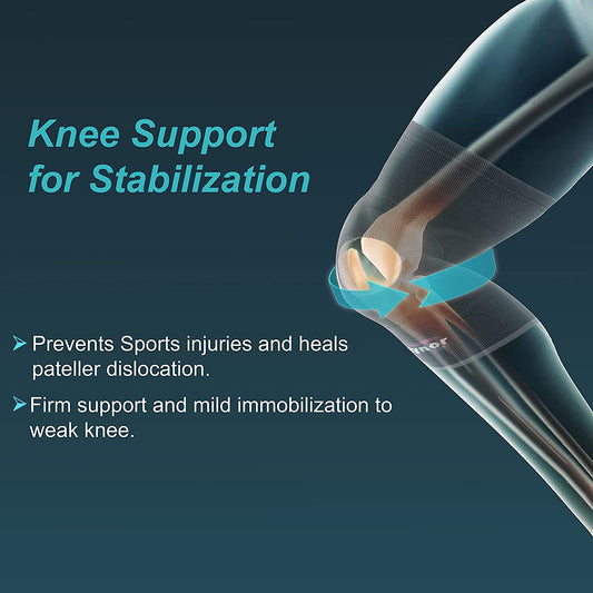 Tynor Knee Cap Open Patella (Grey) Knee Support