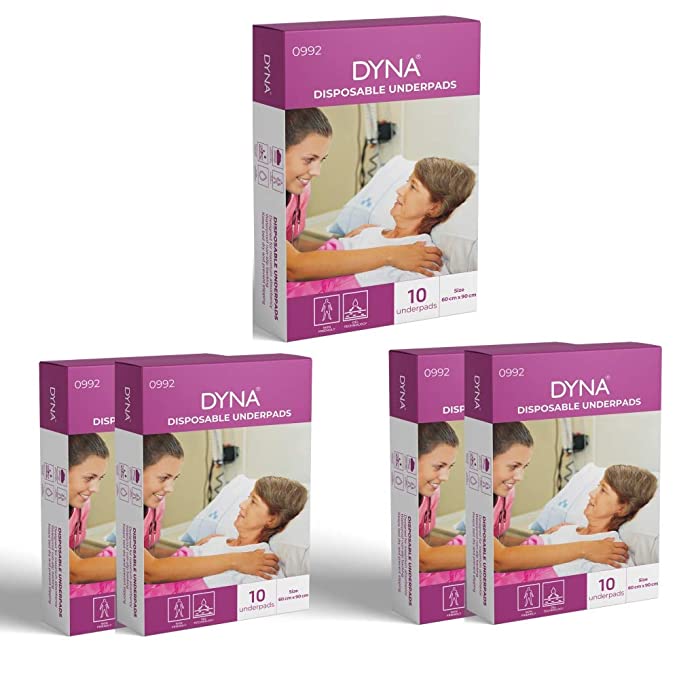 Dynamic Dyna H Disposable Under Pads ( 60 gm ) Pack of 10