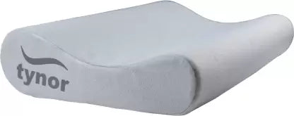 Tynor Contoured Cervical Pillow, Universal Size, 1 Unit Neck Support (Grey)