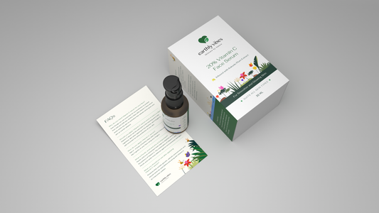 Earthly Vibes 20% Vitamin C Face Serum for Glowing Skin, 30 ml